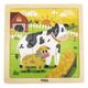 Viga Viga 44623 Puzzle na podkładce 9 elementów - Krowa 13948828 6971608446238