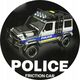 Mega Creative AUTO POLICJA B/O TEREN 30X17X14 MOJE MIASTO MC24 13950960 5904335885910