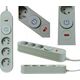 Listwa zasilająca Plastrol Plastrol Filtr W-00013 listwa zasilająca z układem przeciwprzepięciowym trzy gniazda, włącznik szara 13955277 5902273423836