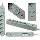 Listwa zasilająca Plastrol Plastrol Filtr W-00020 listwa zasilająca z układem przeciwprzepięciowym pięć gniazd, włącznik szara 13955280 5902273423898