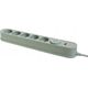 Listwa zasilająca Plastrol Plastrol Filtr W-00020 listwa zasilająca z układem przeciwprzepięciowym pięć gniazd, włącznik szara 13955280 5902273423898