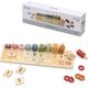 Viga Toys Drewniane Liczydło Sorter Nauka Liczb Montessori Lumarko! 13959560 6971608442193