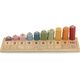 Viga Toys Drewniane Liczydło Sorter Nauka Liczb Montessori Lumarko! 13959560 6971608442193