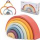 Viga Toys VIGA PolarB Drewniana Tęcza Układanka Klocki Kreatywne Montessori 13960756 6971608442209