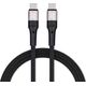 Kabel USB Blue Star BLUE STAR kabel z oplotem 3A 60W Typ C do Typ C PD QC4.0 TFK-DC-004 2 m czarny 13961859 5903396224256