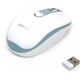 Mysz Omega OMEGA MYSZ BEZPRZEWODOWA MOUSE WIRELESS 1000/1200/1600 DPI WHITE-BLUE [45863] 13962584 5907595458634