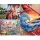 Norimpex Malowanie po numerach - Elegancki flaming 40x50cm 13968379 4823104350514