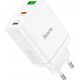 Ładowarka Hoco HOCO ładowarka sieciowa 2 x Typ C + USB A PD QC3.0 3A 35W N33 biała 13968498 6942007621076