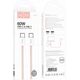 Kabel USB Hoco HOCO kabel Typ C do Typ C 3A 60W X104 1 m różowy 13975492 6942007616898