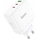 Ładowarka Hoco HOCO ładowarka sieciowa 2 x Typ C + USB A QC PD 65W GaN N30 biała 13975495 6942007621069