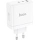 Ładowarka Hoco HOCO ładowarka sieciowa 2 x Typ C + USB A QC PD 65W GaN N30 biała 13975495 6942007621069