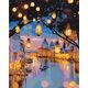 Norimpex Malowanie po numerach BRUSHME, 40x50 cm, wieczorny blask Wenecji, 1 szt. 13977352 5901498127802