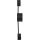 Kinkiet TK Lighting Tk Lighting Avia 6808 kinkiet lampa ścienna nowoczesna metalowa edison pręty koła 2x10W GX53 czarny 13977485 5901780568085