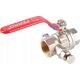 Ferro KFP01/ FERRO/  F-POWER/ ZAWÓR KUL. WODNY Z RĄCZKA 1/2'' NAKR-NAKR, Z ODPOWIETRZNIKIEM I KORKIEM 13977797 5902194992596