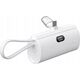 Powerbank ForCell FORCELL F-ENERGY Power Plug F5K3 powerbank 5 000mAh z wbudowanym złączem Typ C PD 20W biały 13979004 5903396241109
