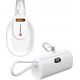 Powerbank ForCell FORCELL F-ENERGY Power Plug F5K3 powerbank 5 000mAh z wbudowanym złączem do Lightning 8-PIN PD 20W biały 13979005 5903396236617
