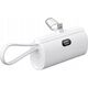 Powerbank ForCell FORCELL F-ENERGY Power Plug F5K3 powerbank 5 000mAh z wbudowanym złączem do Lightning 8-PIN PD 20W biały 13979005 5903396236617
