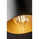 Lampka biurkowa GTV Lampka biurkowa Selvia II Gtv 5570 E14 max. 25W max. 250V IP20 śr. 20 cm czarno/złota LB-SELVII-11-DEC 13979520 5902801405570