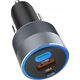 Ładowarka ForCell FORCELL F-ENERGY Alu ładowarka samochodowa 2 x Typ C + USB A PD QC4.0 SFC2.0 4,5A 65W szara 13984486 5903396275739