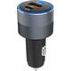 Ładowarka ForCell FORCELL F-ENERGY Alu ładowarka samochodowa 2 x Typ C + USB A PD QC4.0 SFC2.0 4,5A 65W szara 13984486 5903396275739