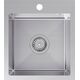 Zlewozmywak Steiner QUADRON LUKE 90 zlewozmywak stalowy (40x45x20) z syfonem 1-komorowy b/o + bateria stalowa 13987400 5905505503023