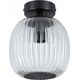 Lampa sufitowa Paulmann Oprawa sufitowa łazienkowa RUYA E14 max.20W IP44 230V czarny matowy / szkło 13990746 4000870711453
