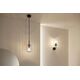 Lampa sufitowa Paulmann Oprawa sufitowa łazienkowa RUYA E14 max.20W IP44 230V czarny matowy / szkło 13990746 4000870711453