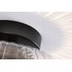 Lampa sufitowa Paulmann Oprawa sufitowa łazienkowa RUYA E27 max.60W IP44 230V czarny matowy / szkło 13990747 4000870711460