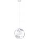 Lampa wisząca KRIS Krislamp Globe KR275-1L lampa wisząca zwis 1x40W E27 biała 13997616 5907582567790