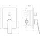 Bateria wannowa 2417270 SOHA BAT. WANNOWO-NATRYSKOWA  PODTYNK. Z PRZEŁĄCZNIKIEM 3-FUNKC. CHROM // BV.2417270 13998266 5902273557135