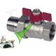 ZAWÓR KULOWY WODNY MOTYL PÓŁŚRUBUNEK 3/4" H. // ZKW-20-WS-M-H 13999483 5900308731338