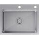 Zlewozmywak QUADRON LUKE 110 WORKSTATION zlewozmywak stalowy (58x45x20) z syfonem 1-komorowy b/o + Qmata + Wkładka + Dozownik + Deska + bateria ze stałą wylewką s 14010845 5905505503191