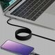 Kabel USB STATIK Statik MagStack - kabel USB-A - lightning 2m, w nylonowym oplocie, zwijany magnetycznie (black) 14011275 810024055487