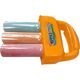 LeanToys Zestaw Kred Z Uchwytem Gruba Kreda Chodnikowa Pomarańczowy 3 Szt 14014653 5905991008422