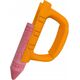 LeanToys Zestaw Kred Z Uchwytem Gruba Kreda Chodnikowa Pomarańczowy 3 Szt 14014653 5905991008422