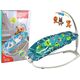 LeanToys Leżaczek Bujaczek 2w1 Dziecięcy Bujak Fotelik Dźwięki Wibracje Żabka 14036775 5905679077757