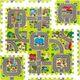 Springos MD02 MATA DZIECIĘCA PUZZLE CARS 9 ELEMENTÓW 90x90CM NILS FUN 14046329 5907695502961