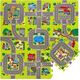 Springos MD02 MATA DZIECIĘCA PUZZLE CARS 9 ELEMENTÓW 90x90CM NILS FUN 14046329 5907695502961