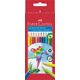 Faber-Castell FABER-CASTELL Buntstift dreikant 12er Kartonetui 14049658 4005401165125