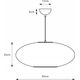 Lampa wisząca Markslojd Markslojd Florence 108794 lampa wisząca zwis 1x40W E27 biała 14049715 7330024612891