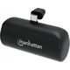 Powerbank Manhattan MANHATTAN Powerbank 5000 mAh USB Typ-C Stecker 10W schwarz 14049757 766623102636