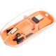 Mysz Manhattan MANHATTAN Funkmaus USB-A 4Tasten RGB LED orange transparent 14051273 766623190282