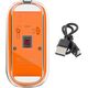 Mysz Manhattan MANHATTAN Funkmaus USB-A 4Tasten RGB LED orange transparent 14051273 766623190282