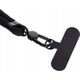 OEM Zawieszka SWING (8mm) do telefonu z regulacją długości / długość sznura 165cm (max 82,5cm w pętli) / na ramię lub szyję - czarny 14060143 5903396288722