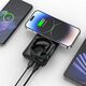 Powerbank Veger VEGER powerbank 10 000 mAh z ładowaniem indukcyjnym kompatybilny z MagSafe PD QC3.0 3A 22,5W MagMulti (W1156) czarny 14061865 6970453555775