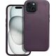 OEM Futerał LEATHER MAG COVER kompatybilny z MagSafe do IPHONE 15 ciemny fioletowy 14064805 5903396222375