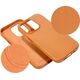 OEM Futerał LEATHER MAG COVER kompatybilny z MagSafe do IPHONE 15 Pro Max pomarańczowy 14064809 5903396222443