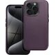 OEM Futerał LEATHER MAG COVER kompatybilny z MagSafe do IPHONE 15 Pro ciemny fioletowy 14064811 5903396222399