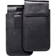 OEM Skórzana uniwersalna wsuwka z klapką - ROYAL / czarny - Rozmiar 2XL+wide - SAMSUNG A12 / NOTE 9 / XIAOMI REDMI NOTE 10 PRO 14065033 5903396223891