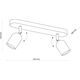 Lampa sufitowa TKKRYWULT Tk Lighting Top 4780 plafon lampa sufitowa 2x10W GU10 czarny 14067963 5901780547806
